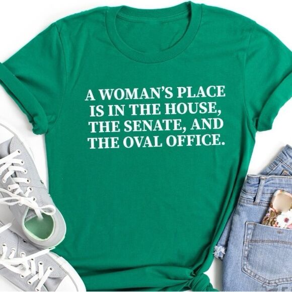 Feminist Tee Harris Walz Statement Tee - Picture 1 of 6